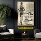 Motivational Personalized Running Man Canvas Painting, The Pain You Feel Today Sports Wall Art Decor, Poster Gift For Running Lovers