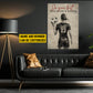 Motivational Personalized Soccer Woman Canvas Painting, Do Your Best When No One Is Looking Sports Wall Art Decor, Poster Gift For Soccer Lovers