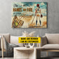 Personalized Softball Woman Canvas Painting, Play With Dirt On Your Hands And Fire In Your Heart Sport Wall Art Decor, Poster Gift For Softball Lovers