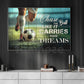 Motivational Soccer Man Canvas Painting, Chase The Ball Like It Carries Your Dreams Sport Wall Art Decor, Poster Gift For Soccer Lovers