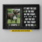 Personalized Pitbull Dog Canvas Painting, It's Not The Size Of The Dog Wall Art Decor, Poster Gift For Pitbull Lovers