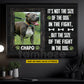 Personalized Pitbull Dog Canvas Painting, It's Not The Size Of The Dog Wall Art Decor, Poster Gift For Pitbull Lovers
