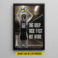 Personalized Volleyball Woman Canvas Painting, Dig Deep Rise Fast Hit Hard Sport Wall Art Decor, Poster Gift For Volleyball Lovers