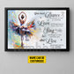 Personalized Ballet Woman Canvas Painting, You Must Dance As Though No One Is Watching Sport Wall Art Decor, Poster Gift For Ballet Lovers