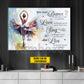 Personalized Ballet Woman Canvas Painting, You Must Dance As Though No One Is Watching Sport Wall Art Decor, Poster Gift For Ballet Lovers