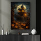 Haunting House Moonlight Dark Surreal Halloween Halloween Canvas Painting, Wall Art Decor - Horror Witchy House Poster Gift