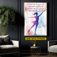 Personalized Ice Skating Woman Canvas Painting, You Can Become It Sport Wall Art Decor, Poster Gift For Ice Skating Lovers