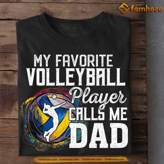 Funny Volleyball Boy T-shirt, My Favorite Volleyball Player, Father's Day Gift For Volleyball Man Lovers, Volleyball Players