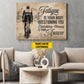 Motivational Personalized Cycling Man Canvas Painting, Fatigue Is Your Body Questioning You Sport Wall Art Decor, Poster Gift For Cycling Lovers