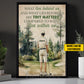 Personalized Golf Man Canvas Painting, What Lies Within Us Wall Art Decor, Poster Gift For Golf Lovers