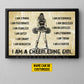 Personalized Cheerleading Girl Canvas Painting, I Am A Cheerleading Girl Wall Art Decor, Poster Gift For Cheerleader, Cheerleading Lovers