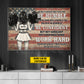 Personalized Cheerleading Girl Canvas Painting, Be Humble Confident Work Hard Wall Art Decor, Poster Gift For Cheerleader, Cheerleading Lovers