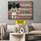 Personalized Cheerleading Girl Canvas Painting, Be Humble Confident Work Hard Wall Art Decor, Poster Gift For Cheerleader, Cheerleading Lovers