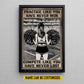 Motivational Personalized Cheerleading Girl Canvas Painting, Practice Like You Have Never Won Wall Art Decor, Poster Gift For Cheerleading Lovers