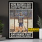 Personalized Lacrosse Boy Kid Canvas Painting, Here Sleeps A Boy Sport Wall Art Decor, Poster Gift For Lacrosse Lovers