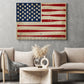 July 4th Baseball Canvas Painting, American Flag Made From Baseball Sport Wall Art Decor, Poster Independence Day Gift For Baseball Lovers