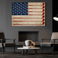 July 4th Golf Canvas Painting, American Flag Made From Golf Sport Wall Art Decor, Poster Independence Day Gift For Golf Lovers