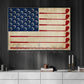 July 4th Golf Canvas Painting, American Flag Made From Golf Sport Wall Art Decor, Poster Independence Day Gift For Golf Lovers