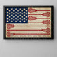 July 4th Lacrosse Canvas Painting, American Flag Made From Lacrosse Sport Wall Art Decor, Poster Independence Day Gift For Lacrosse Lovers
