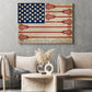 July 4th Lacrosse Canvas Painting, American Flag Made From Lacrosse Sport Wall Art Decor, Poster Independence Day Gift For Lacrosse Lovers