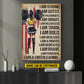 Motivational Personalized Cheerleading Girl Canvas Painting, I Am A Cheerleading Wall Art Decor, Poster Gift For Cheerleader, Cheerleading Lovers