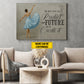 Personalized Ballet Woman Canvas Painting, The Best Way To Predict Your Future Wall Art Decor, Poster Gift For Ballet Lovers