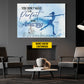 Personalized Ice Skating Woman Canvas Painting, You Don't Have To Be Perfect Sport Wall Art Decor, Poster Gift For Ice Skating Lovers