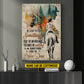 Personalized Horse Riding Girl Canvas Painting, If You Want Something Inspirational Quote Wall Art Decor, Poster Gift For Horse Girl