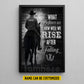 Motivational Personalized Cowboy Canvas Painting, What Defines Us Is How Well We Rise After Falling Wall Art Decor, Poster Gift For Cowboy Lovers