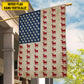 July 4th Goat American Garden Flag & House Flag, Independence Day Patriotic Goat USA Yard Flag Gift For Goat Lovers, Farmers