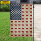 July 4th Sheep American Garden Flag & House Flag, Independence Day Patriotic Sheep USA Yard Flag Gift For Sheep Lovers, Farmers