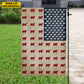 July 4th Sheep American Garden Flag & House Flag, Independence Day Patriotic Sheep USA Yard Flag Gift For Sheep Lovers, Farmers