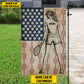 Personalized July 4th Tennis Girl American Garden Flag & House Flag, Independence Day Patriotic Tennis USA Yard Flag Gift For Tennis Lovers, Tennis Players