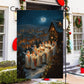 Harmonies Under the Starlit Snow A Christmas Serenade, Christmas Garden Flag - House Flag, Nativity Religious Winter Christians Flag Gift