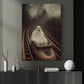 The Ghost Plays Glider Halloween Canvas Painting, Wall Art Decor - Dark Ghost Halloween Poster Gift