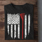 Lacrosse T-shirt, American Flag Lacrosse, Gift For Lacrosse Lovers, Lacrosse Players