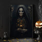 The Old Witch Dark Academia Canvas Wall Art - Horror Witch Poster Gift Artwork Decoration For Living Room Bed Room