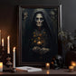 The Old Witch Dark Academia Canvas Wall Art - Horror Witch Poster Gift Artwork Decoration For Living Room Bed Room