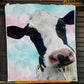 Cute Cow Blanket, Alone Silly Cow, Cow Fleece Blanket - Sherpa Blanket Gift For Cow Lover