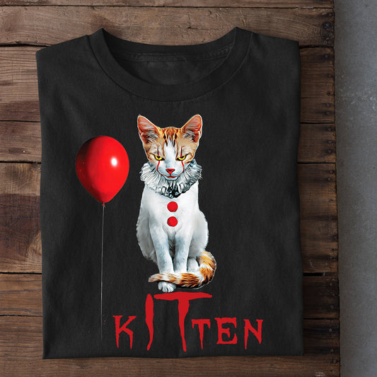 Cool Halloween Cat T-shirt, Kitten, Gift For Cat Lovers, Cat Tees, Cat Owners