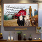 Cow Poster/Canvas, How Sweet The Sound I Once Was Lost But Now I See Grace, Cow Canvas Wall Art, Poster Gift For Cow Lovers