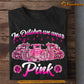 Tractor T-shirt, In October We Wear Pink Tractor Lovers Who Support Breast Cancer Awareness, Gift For Tractor Lovers, Tractor Tees, Farmer Gifts