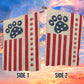 July 4th American Dog Garden Flag House Flag, Independence Day Patriotic Dog USA Yard Flag Gift For Dog Lovers, American Lovers