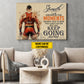 Personalized Wrestling Man Canvas Painting, Strength Grows In The Moments Inspirational Quote Wall Art Decor, Poster Gift For Wrestling Lovers
