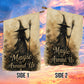 Halloween Witch Garden & House Flag, Magic Is Around Us Yard Flag Spooky Season Gift For Witch Lover