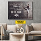 Personalized Ballet Woman Canvas Painting, Don't Wait For The Storm To Pass Inspirational Quote Wall Art Decor, Poster Gift For Ballet Lovers