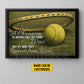 Personalized Tennis Canvas Painting, A Champion Is Defined Not By Their Wins Inspirational Quote Wall Art Decor, Poster Gift For Tennis Lovers
