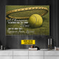 Personalized Tennis Canvas Painting, A Champion Is Defined Not By Their Wins Inspirational Quote Wall Art Decor, Poster Gift For Tennis Lovers