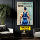 Personalized Wrestling Man Canvas Painting, Every Setback Is A Setup For A Comeback Wall Art Decor, Poster Gift For Wrestling Lovers