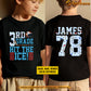 Personalized Back To School Hockey Kid Two-sided T-shirt, Hit The Ice Sport Tees Gift For Hockey Lovers